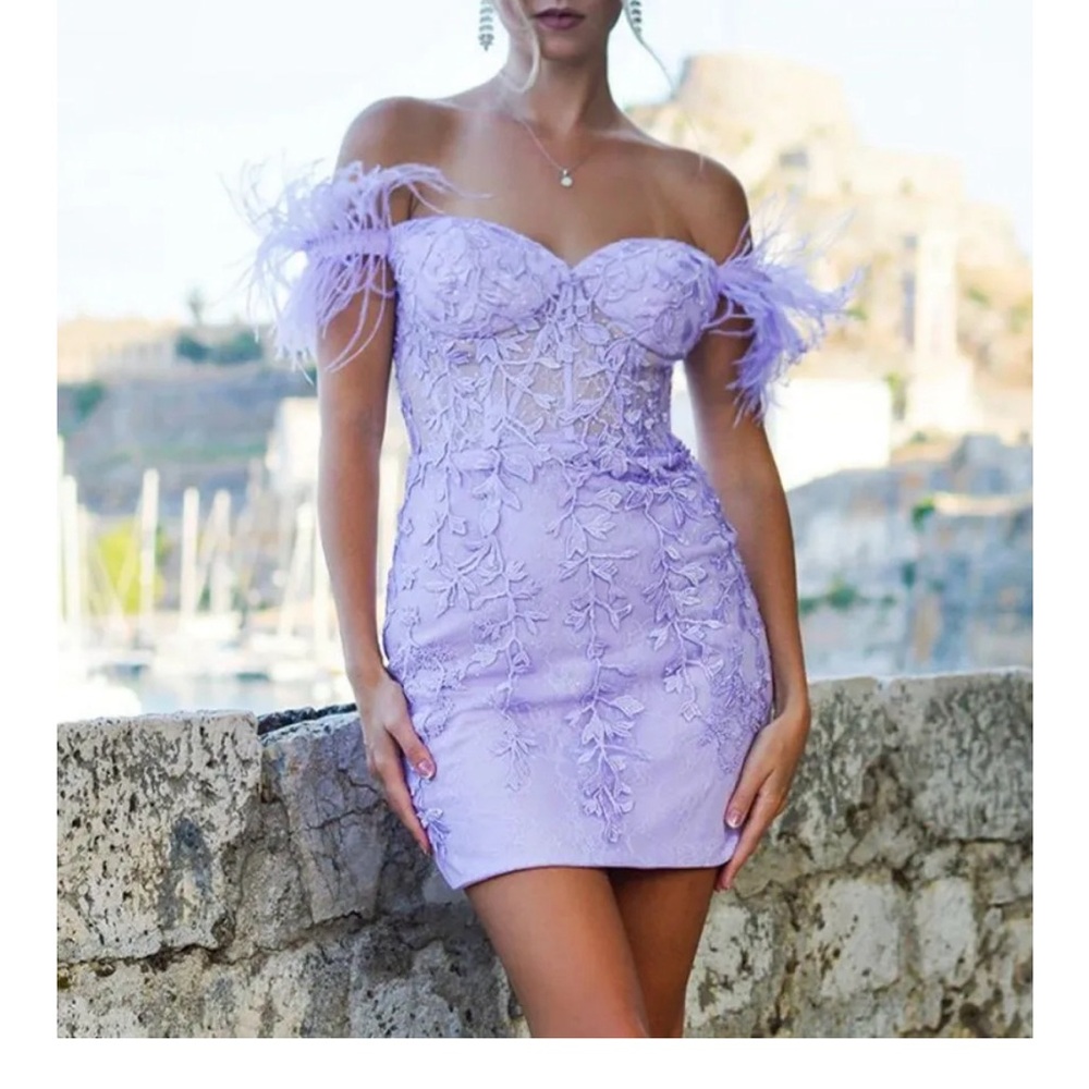 Lilac Mini Dress